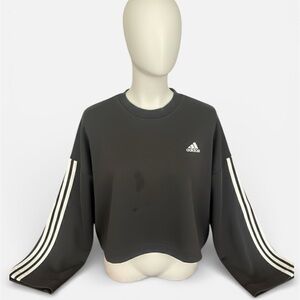 Adidas women  Dark‎ Gray Crewneck Sweater